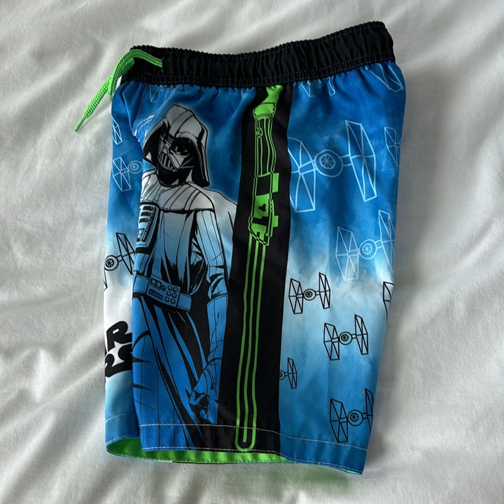 Star Wars Swim Shorts Boys Small Darth Vader - Picture 4 of 9